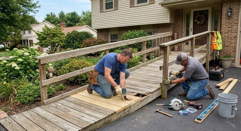 Ada Ramp Installation in Conroe, TX