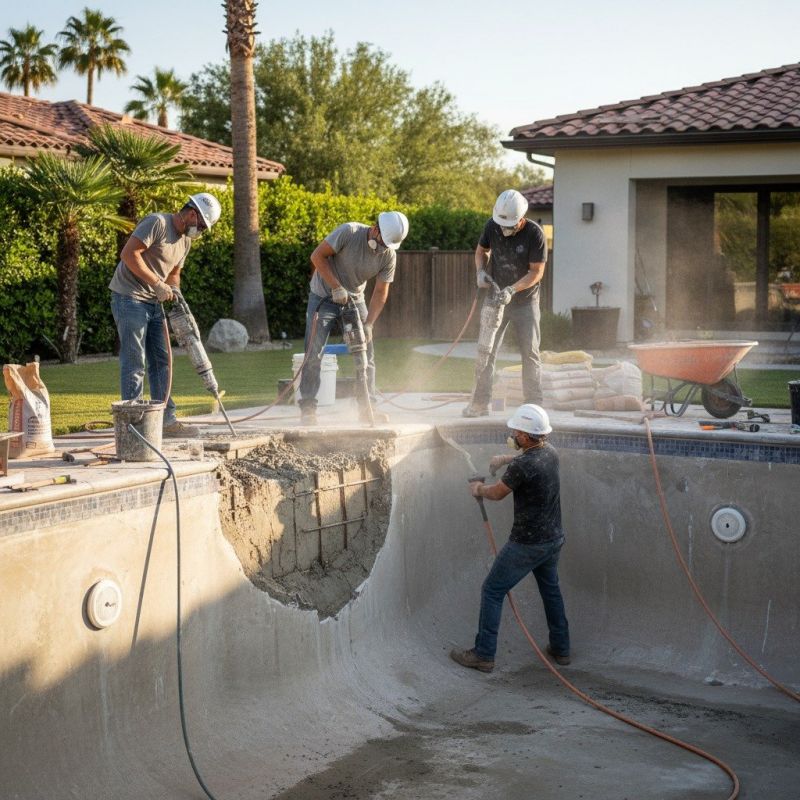 Gunite Pool Repair
