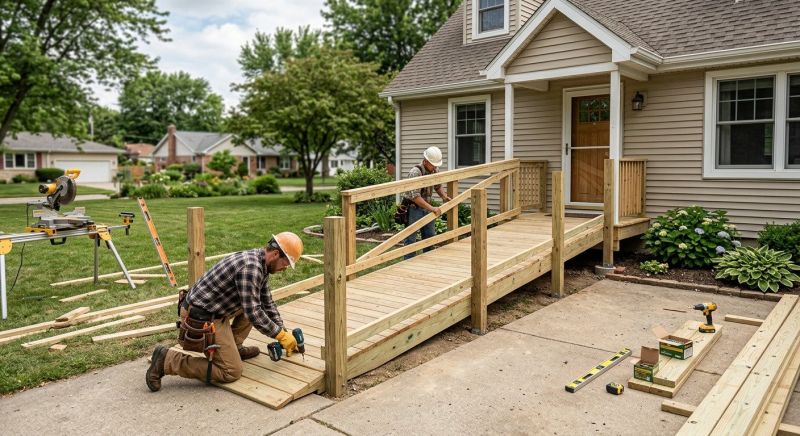 Handicap Ramp Construction in Wilmington, NC