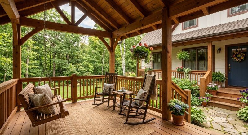 Wood Porch Construction in Fairfield County, CT