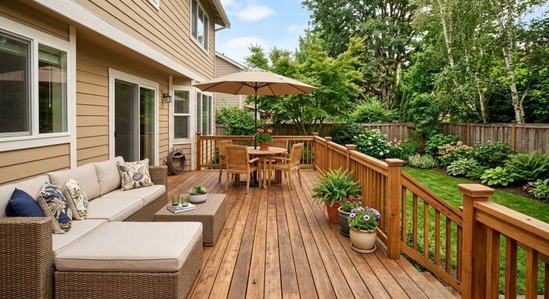 Wooden Patio Installation in Worcester, MA